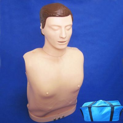 Elektronisch Bust CPR Training Mannequin Patiëntenzorg Demonstratie met geavanceerd PVC