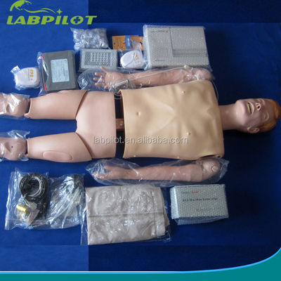 Mannequin voor uitgebreide noodopleiding CPR Intubatie Defibrillatie en IV-injectie