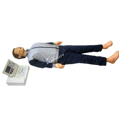 Realistisch menselijk poppetje groot LCD reanimatie onderwijsmodel voor volwassen CPR-opleiding