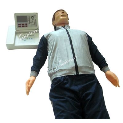 Realistisch menselijk poppetje groot LCD reanimatie onderwijsmodel voor volwassen CPR-opleiding