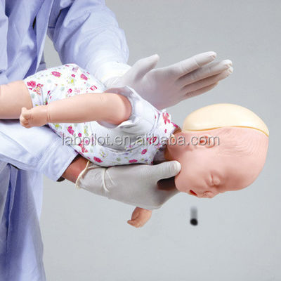 Geavanceerde PVC Vivid Baby Doll Eerste Hulp Baby Asphyxial Manikin Airway Obstruction Model