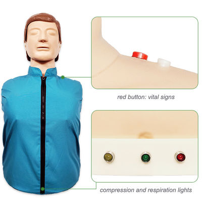 Elektronische eerste hulp pop voor volwassen CPR-opleiding Mannequin in de medische wetenschappenopleiding