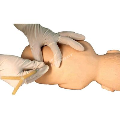 Geavanceerde PVC Baby Pediatric Lumbal Puncture Nursing Practice Simulator Baby Doll Manikin