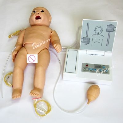 Geavanceerde PVC-poppet voor volledig functionele pediatrische CPR en simulatie van zuigelingenverzorging