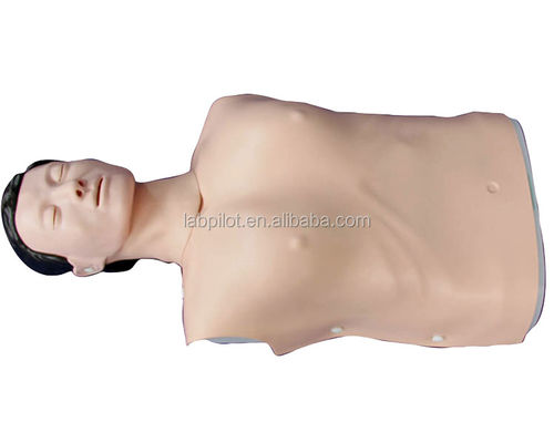 Realistische menselijke simulatie Noodvaardigheden Training Mannequin Man Half Body CPR Dummy