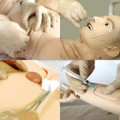Mannequin voor verpleegkundigen CPR BP-opleiding De sleutel tot succesvolle verzorging van oudere patiënten