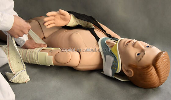 Medisch onderwijs Mannequin voor externe bevestiging Opleiding in eerste hulp bij ledematenfractuur