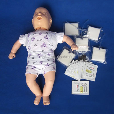 Baby Heimlich Manoeuvre verstikkende pop voor menselijke levensgrootte baby CPR demonstratie