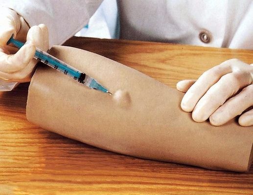 Huidtest-praktijksimulator Mensenlevensgrootte Intradermale injectie Training Arm Model