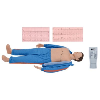Geavanceerde ECG-training Mannequin Volwassenen Computerized Simulator voor medische professionals
