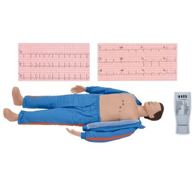 Geavanceerde ECG-training Mannequin Volwassenen Computerized Simulator voor medische professionals