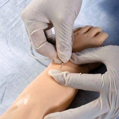 Medische Wetenschappen Onderwerp Draagbare venennecture Training Arm Model met vervangbare huid