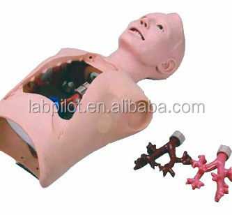 Patiëntenzorgopleiding Medische bronchoscopie en intubatie simulator met alarmen