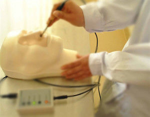 Neushemostase Cauterization en Packing Training Mannequin voor Functie Medisch Model