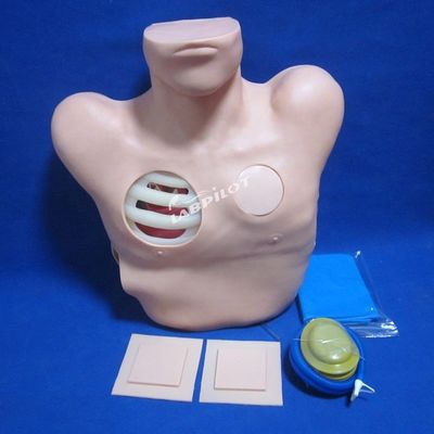 Geavanceerde PVC Pneumothorax Decompressie Mannequin voor kunstmatige Hydrothorax Simulatie