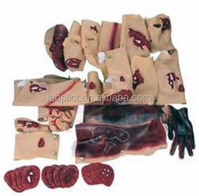 Model voor noodopleiding Advanced PVC Facial Burn Trauma Evaluation Model