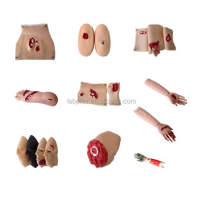 Model voor noodopleiding Advanced PVC Facial Burn Trauma Evaluation Model