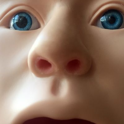 Transparante gastric lavage model neusvoederbuis simulator voor verpleegkundige opleiding