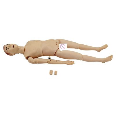 Flexibele mannelijke verpleegkundige trainingspop voor klinisch onderwijs Basic Patient Care Doll