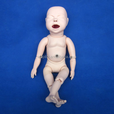 Nieuwgeboren baby meisje verpleegkunst mannetje essentieel voor babyzorg opleiding in de verpleegkundige school