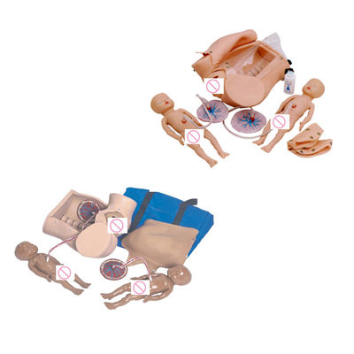 Zwangere vrouw mannequin baby pop verloskunde bevalling training model met geavanceerd PVC