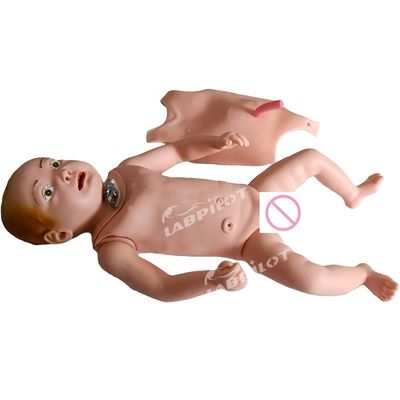 Pediatrische tracheostomie bij zuigelingen Verpleegkunde Mannequin model voor realistische simulatie