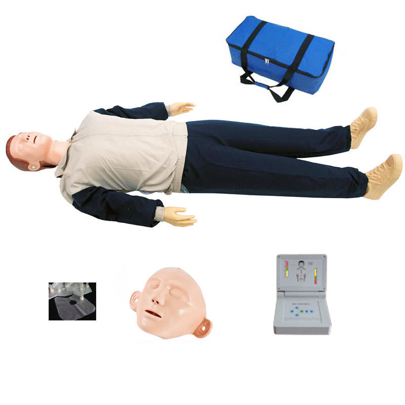 Mensengrootte Elektronisch CPR-trainingspopje met monitor voor stempromotie