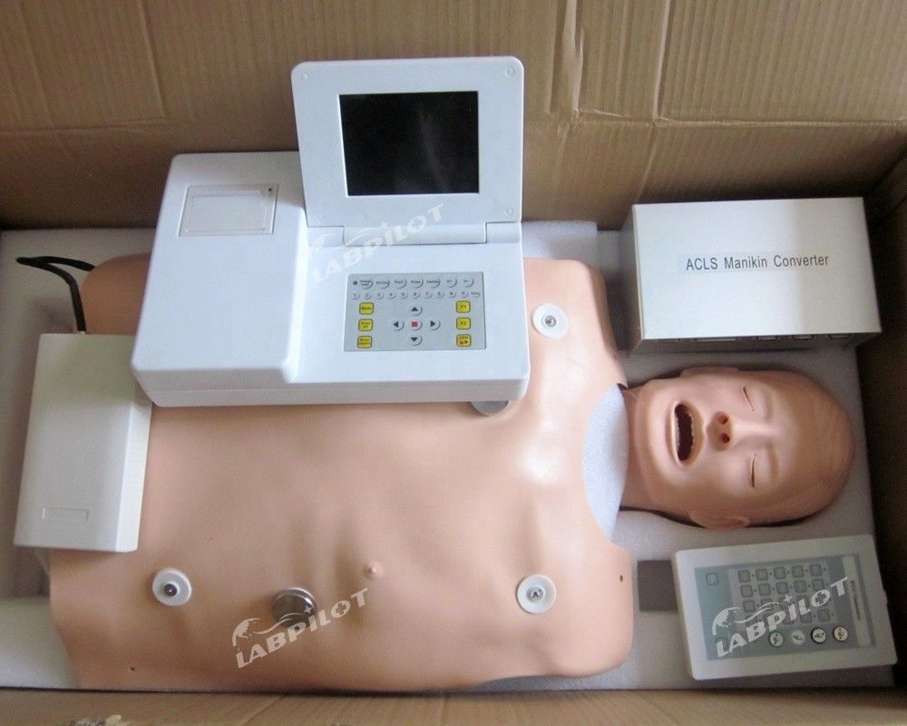 PVC-mannequin voor medische opleiding in de categorieën ACLS en IV-intubatiemodel
