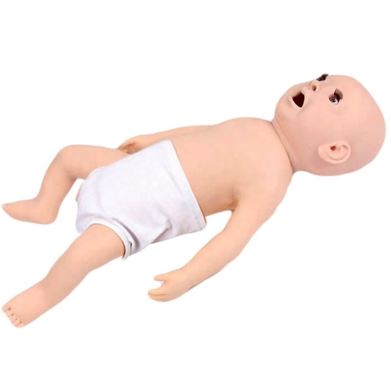 Baby Rescue Baby Neonatale orale en nasale intubatie pop voor eenvoudige CPR-training