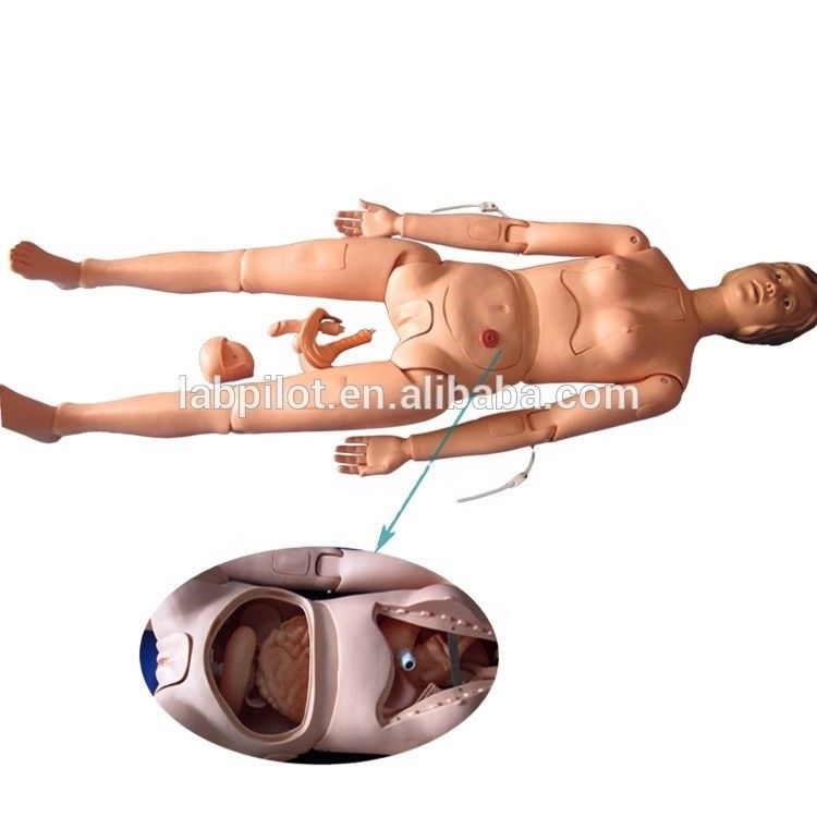Mensengrootte Verpleegkundig mannequin voor patiënten Zorgdemonstratie Volledig lichaam Vrouwelijk