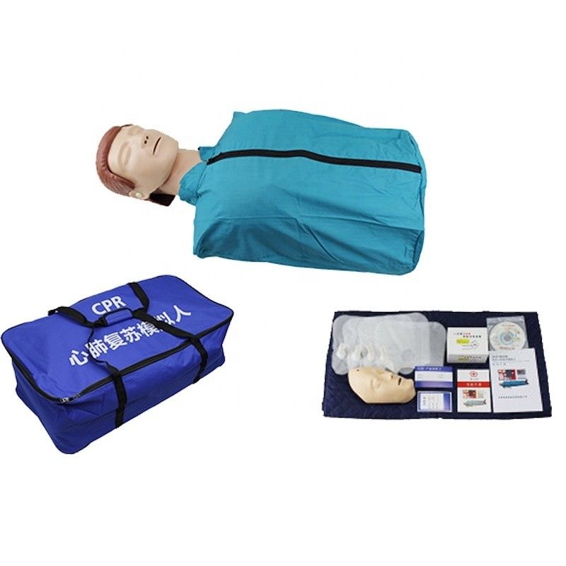 PVC Mensengrootte Halve Lichaam CPR-training Mannequin voor economische CPR-praktijk