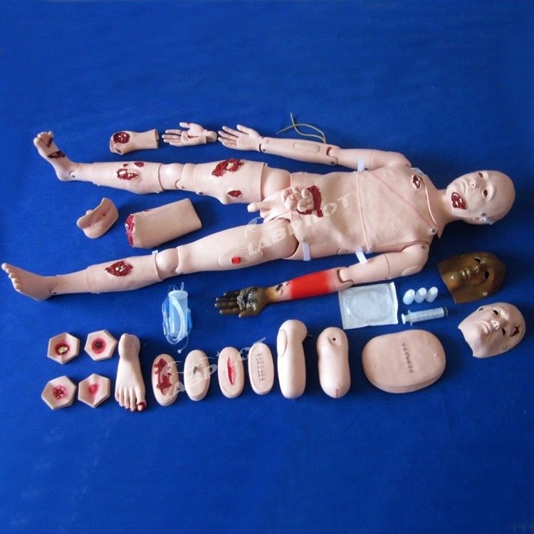 Omvattend verpleegkundig mannequin voor traumazorg en wondbehandelingen in menselijke levensgrootte